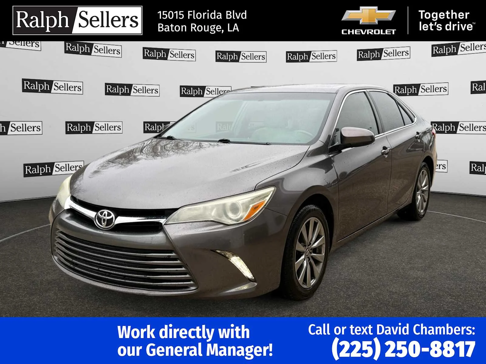 Used 2015 Toyota Camry XLE with VIN 4T1BF1FK5FU933296 for sale in Baton Rouge, LA