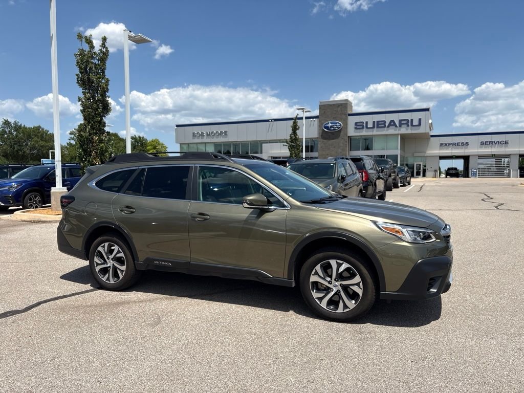Used 2022 Green Subaru Limited image 1