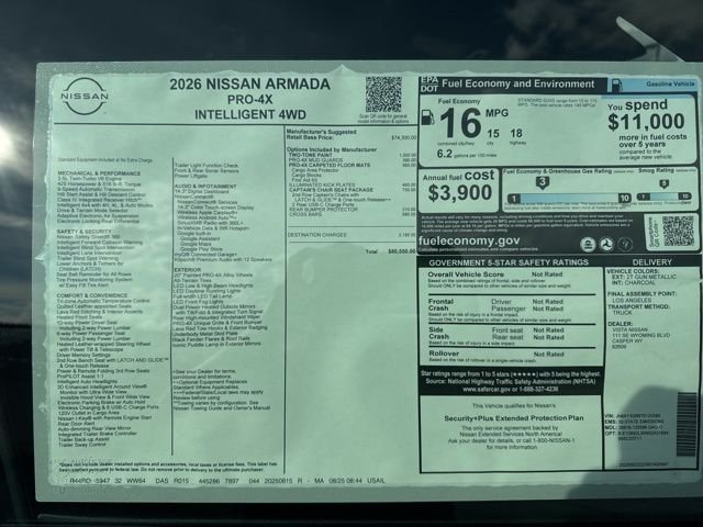 2026 Nissan Armada PRO-4X - Photo 39