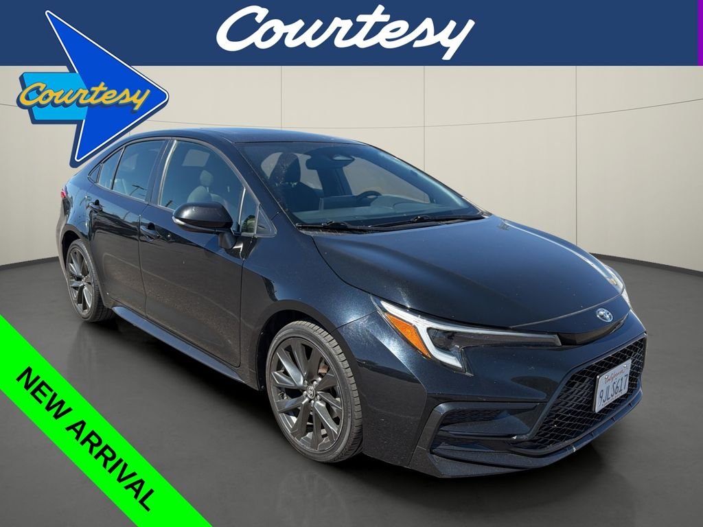Used 2024 Black Toyota SE image 1