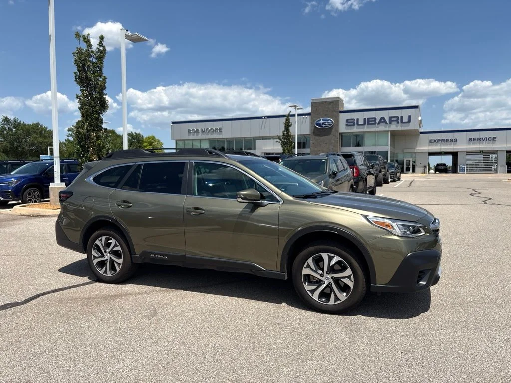 Used 2022 Green Subaru Limited image 1