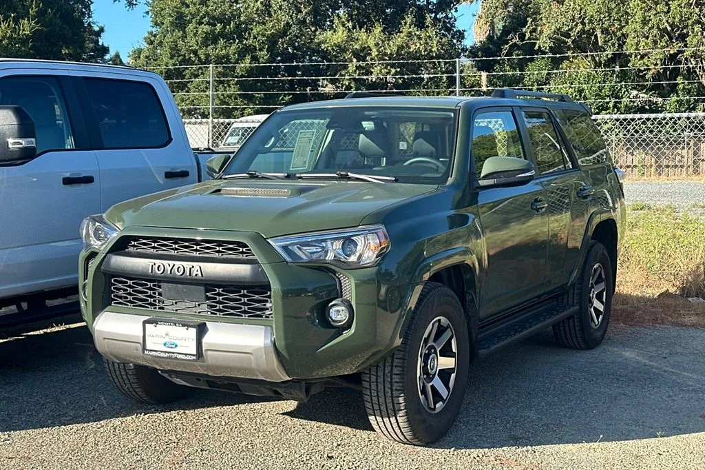 Used 2022 Army Green Toyota TRD Off-Road Premium image 2
