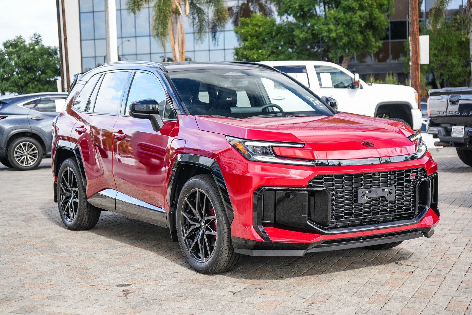 New 2026 Supersonic Red with Midnight Black Metallic roof <sup>1</sup> Toyota  GR SPORT image 3