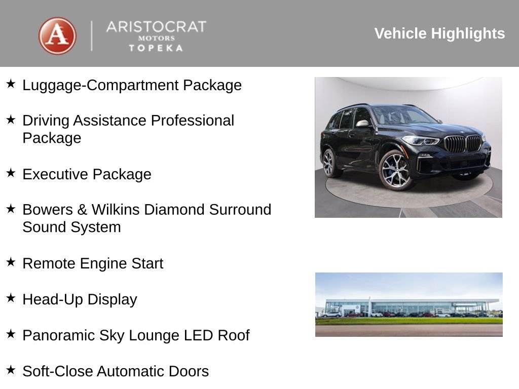 Used 2020 BMW X5 M50i with VIN 5UXJU4C04L9B29274 for sale in Kansas City