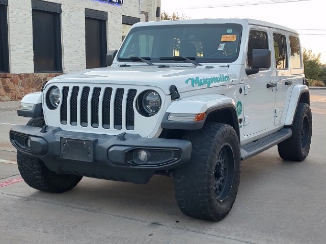 Used 2020 White Jeep Unlimited Sahara Altitude image 7