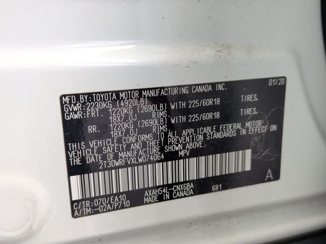 Certified Used 2020 White Toyota Limited image 39