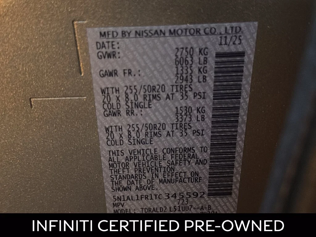 Certified Used 2026 Warm Titanium INFINITI LUXE image 10