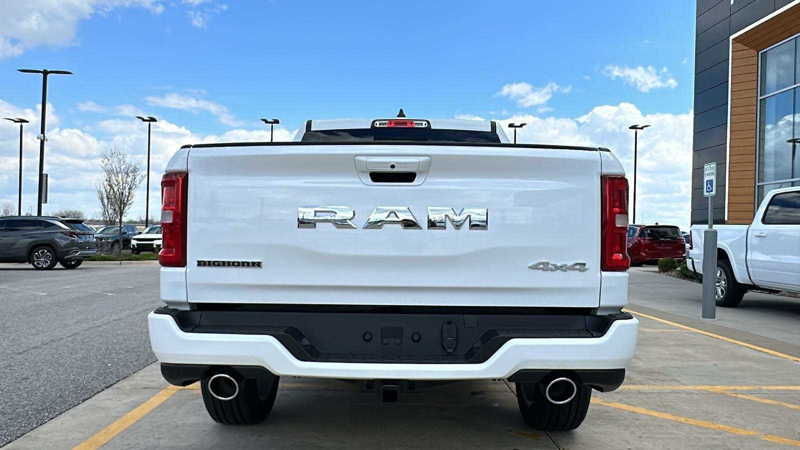 New 2026 Bright White Clear-Coat Exterior Paint RAM Big Horn image 3