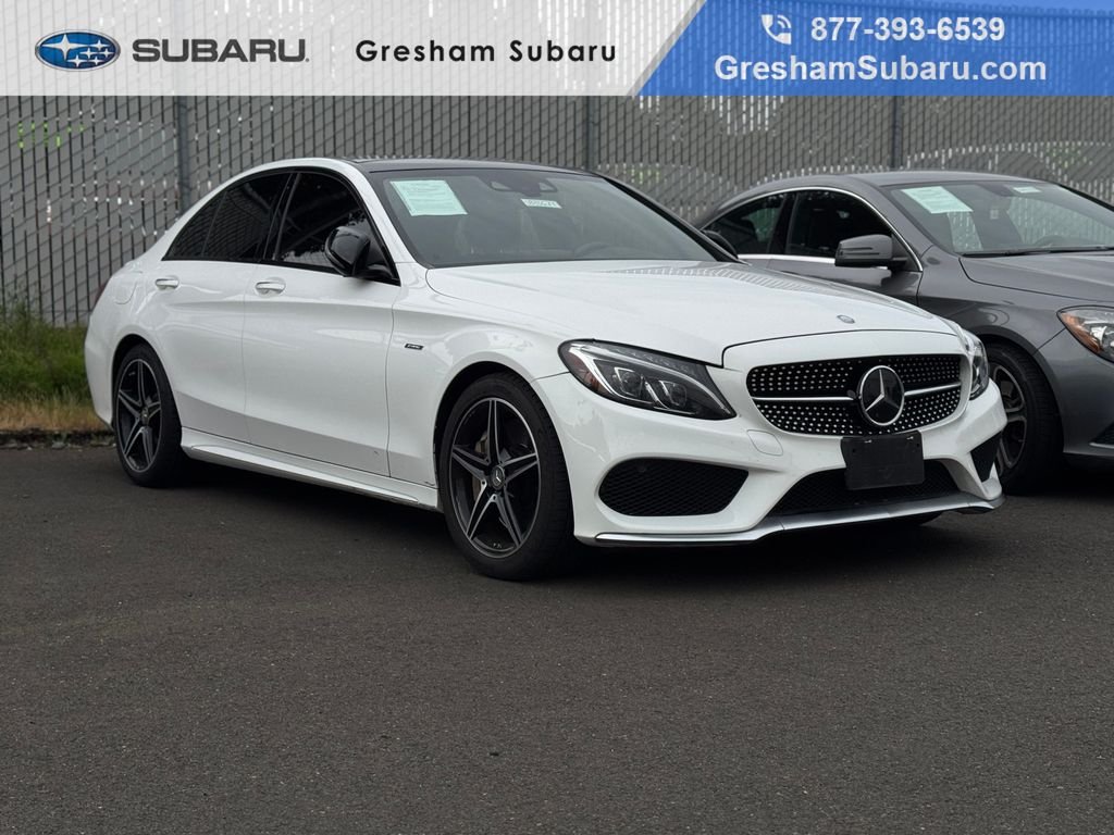 Used 2016 Polar White Mercedes-Benz C 450 AMG® image 1