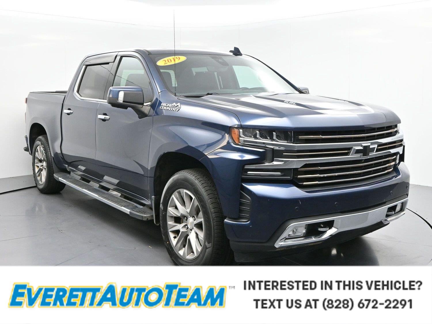 NORTHSKY BLUE METALLIC 2019 Chevrolet Silverado 1500 Pickup Truck Four-Wheel Drive