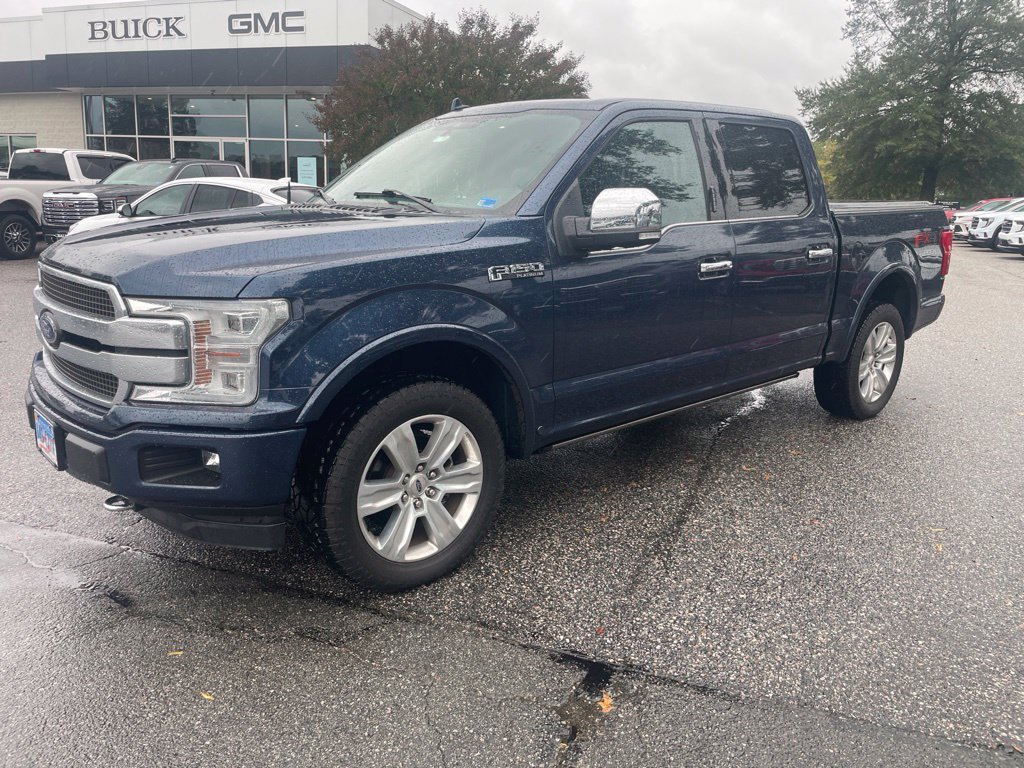 Used 2018 Blue Ford Platinum image 1