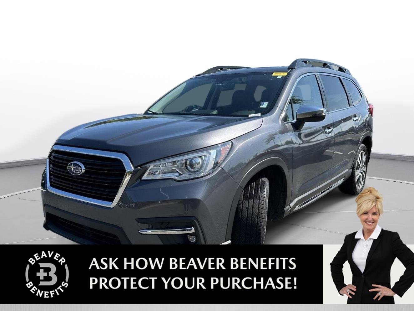 Used 2022 Magnetite Gray Metallic Subaru Touring image 1