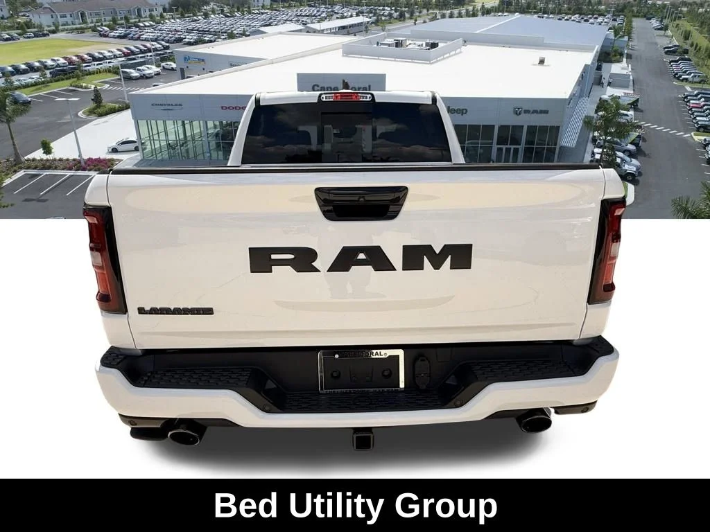 New 2026 Bright White Clear-Coat Exterior Paint RAM Laramie image 5