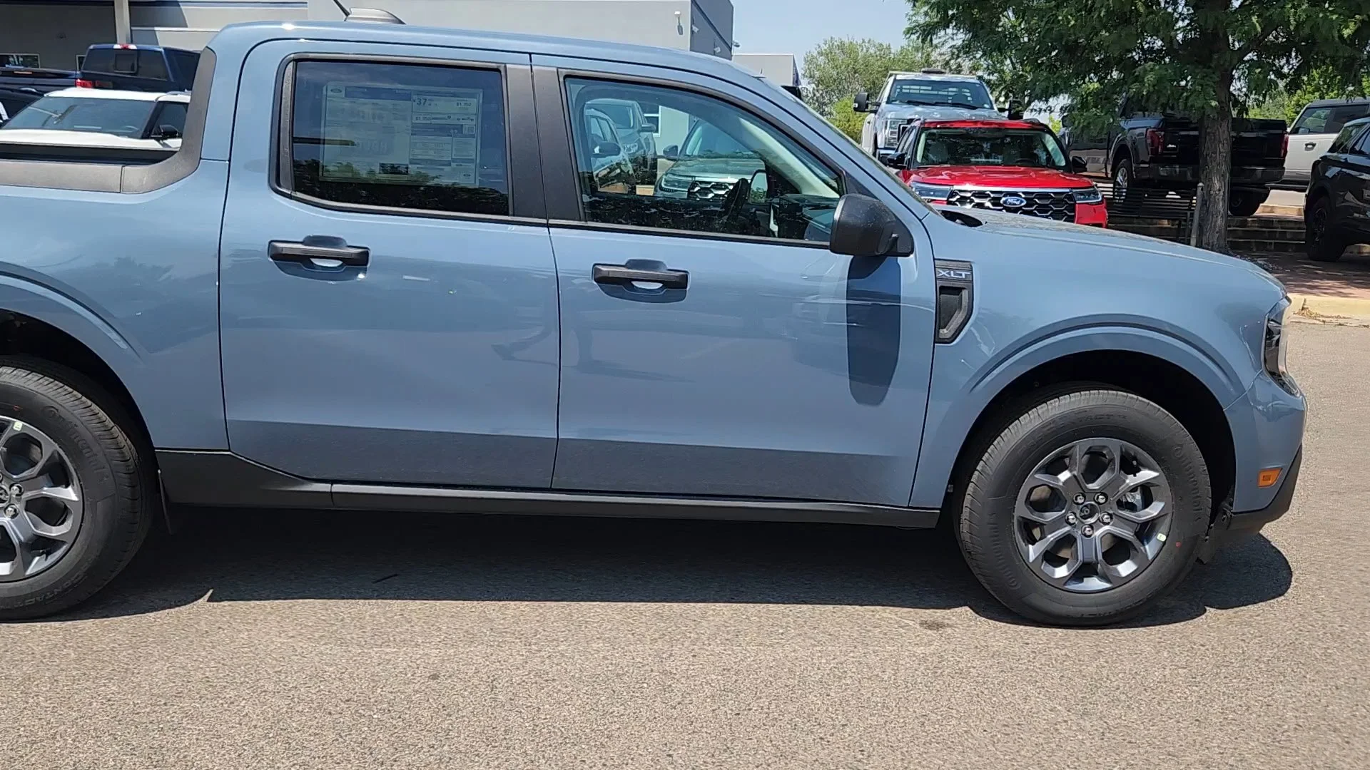 New 2026 Azure Gray Metallic Tri-Coat Ford XLT image 12