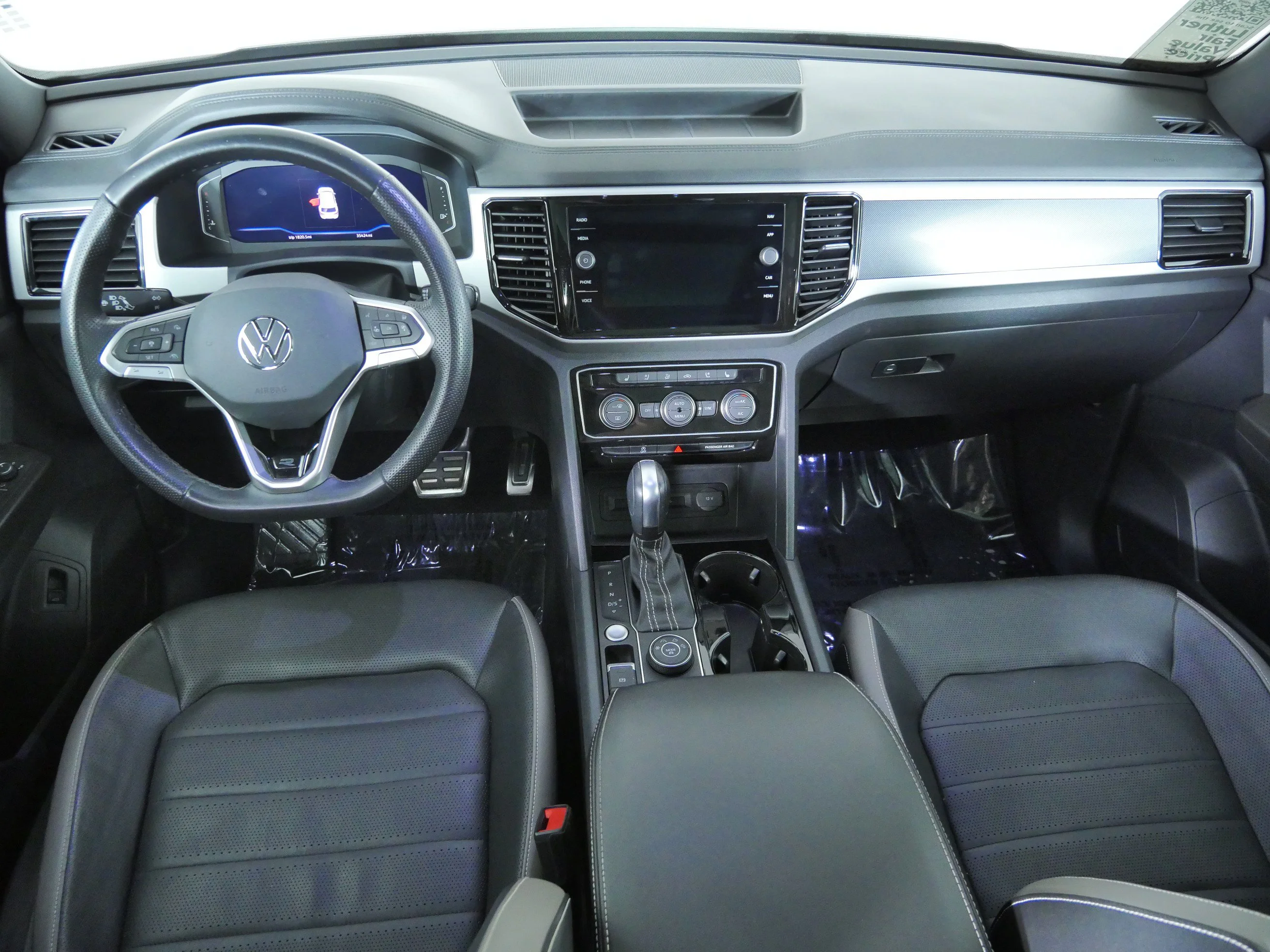 Certified Used 2023 OPAL WHITE PEAR Volkswagen 3.6L V6 SEL Premium R-Line image 10