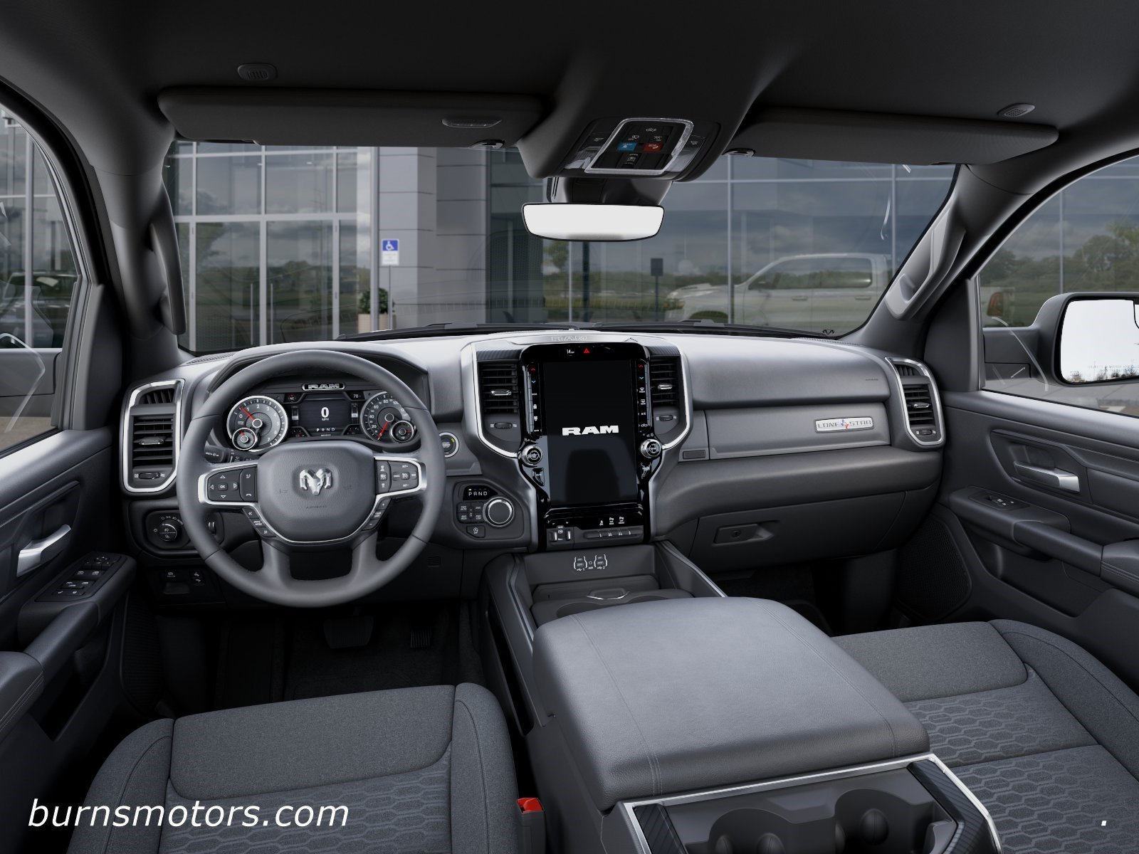 New 2026 Diamond Black Crystal Pearl-Coat Exterior Paint RAM Lone Star Night Edition image 14