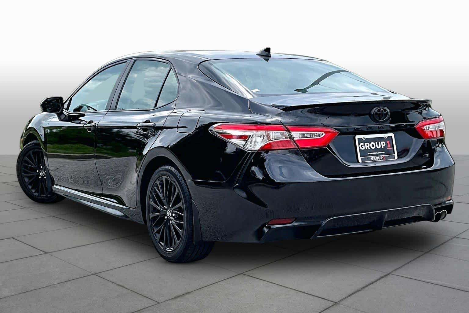 Used 2020 Midnight Black Metallic Toyota SE Nightshade image 12