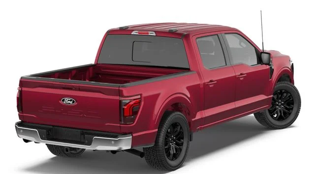 New 2026 Ruby Red Metallic Tinted Clearcoat Ford Lariat image 3
