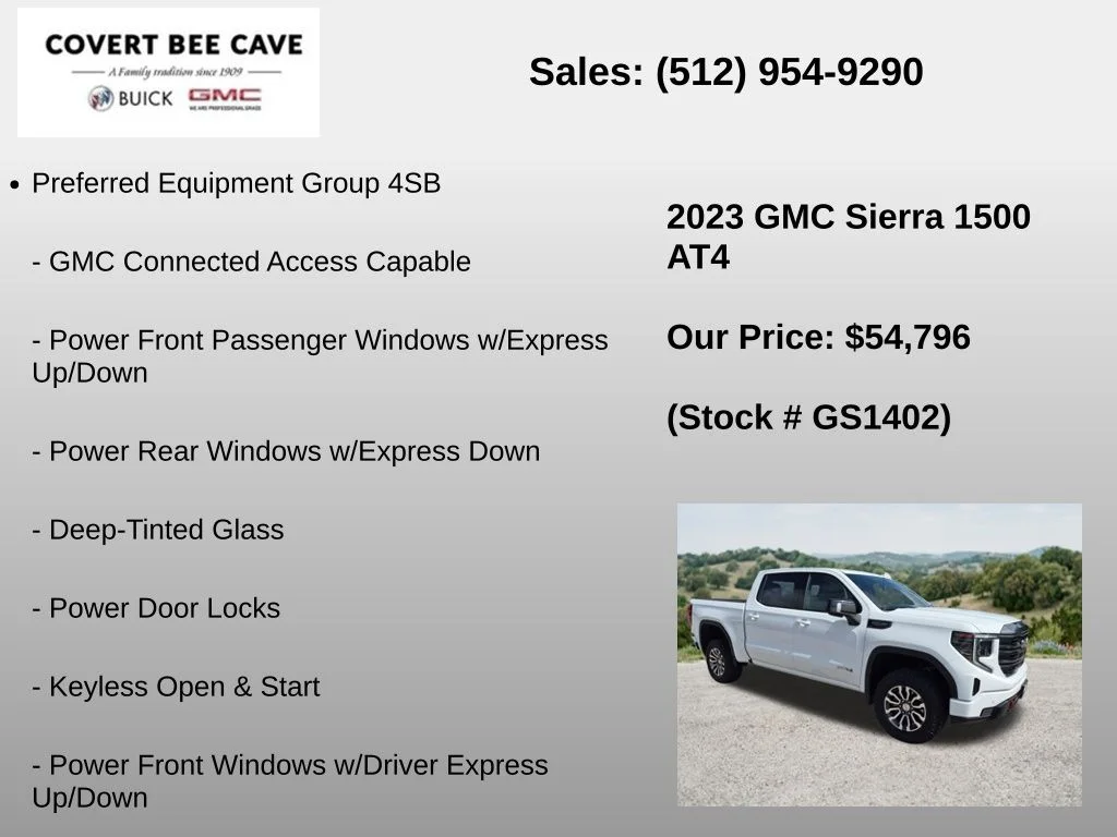 Used 2023 White GMC AT4 image 6