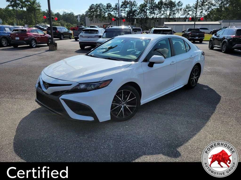 Used 2023 White Toyota SE image 1