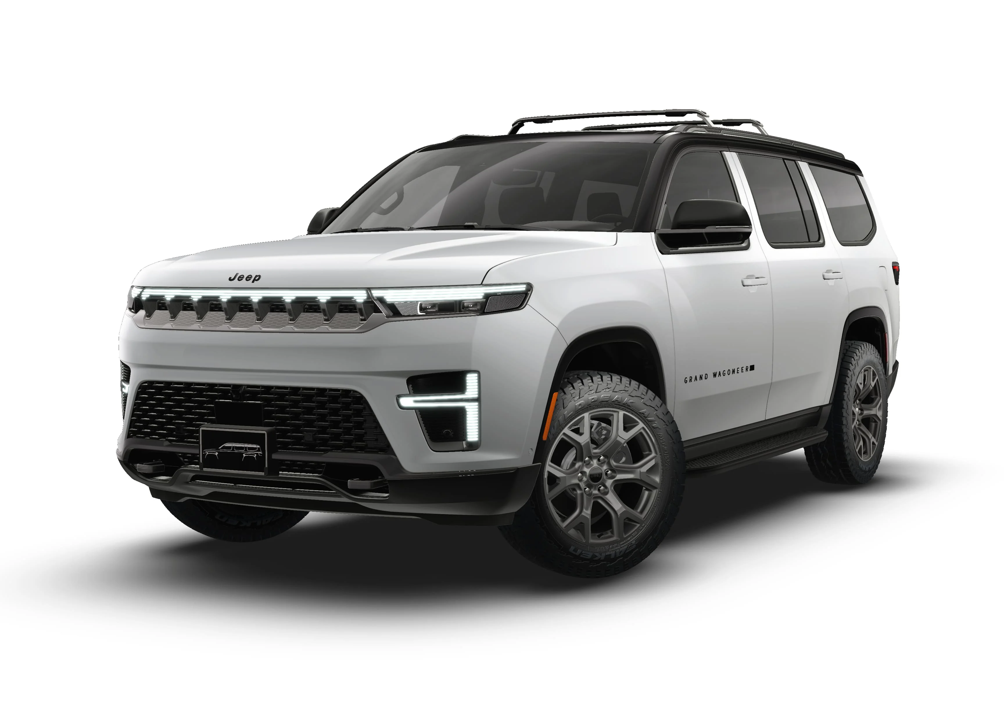 New 2026 Bright White Clear-Coat Exterior Paint Jeep Grand Wagoneer image 13