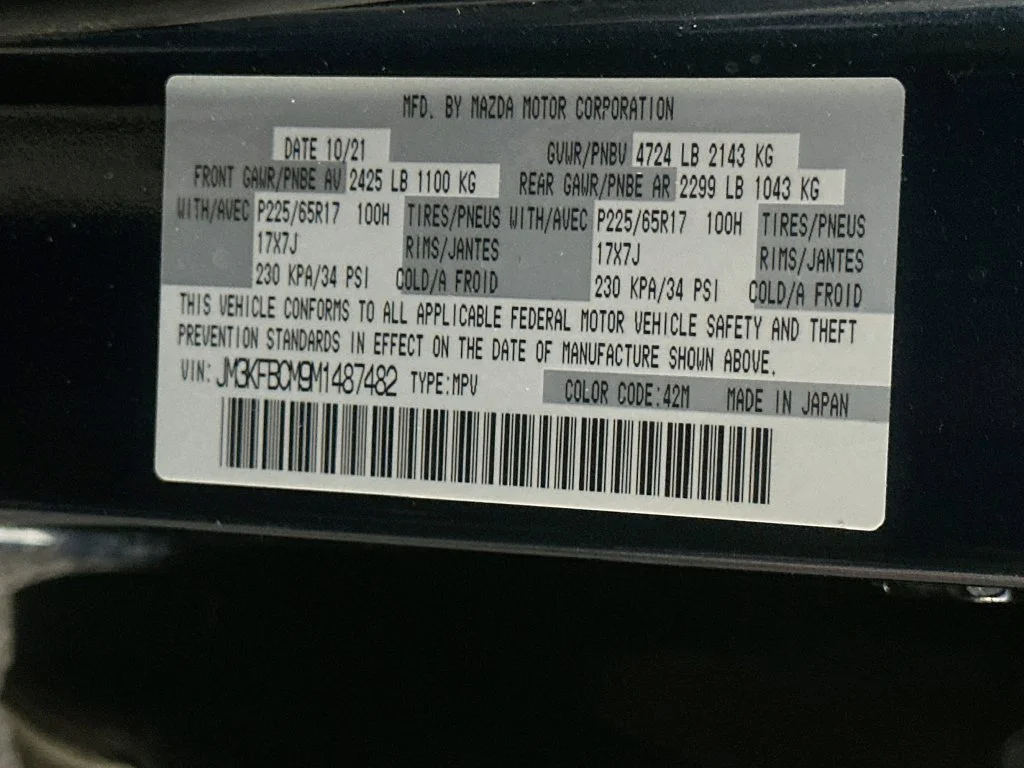 Used 2021 Blue Mazda Touring image 32