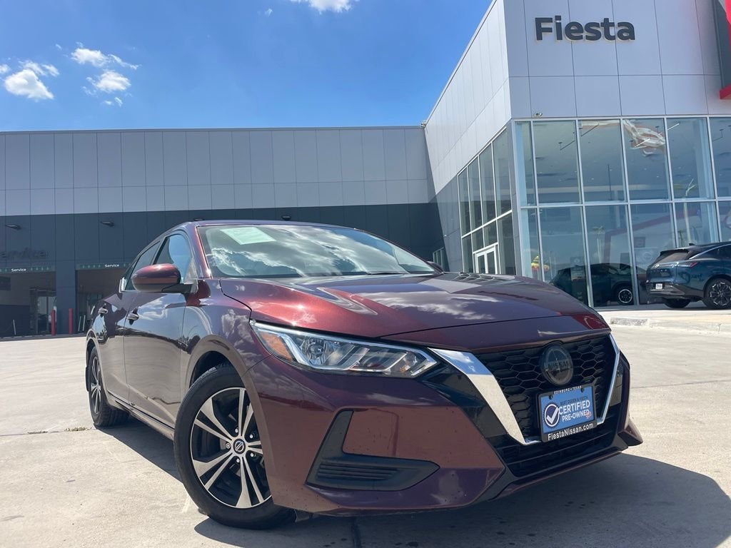 Used 2022 Red Nissan SV image 1