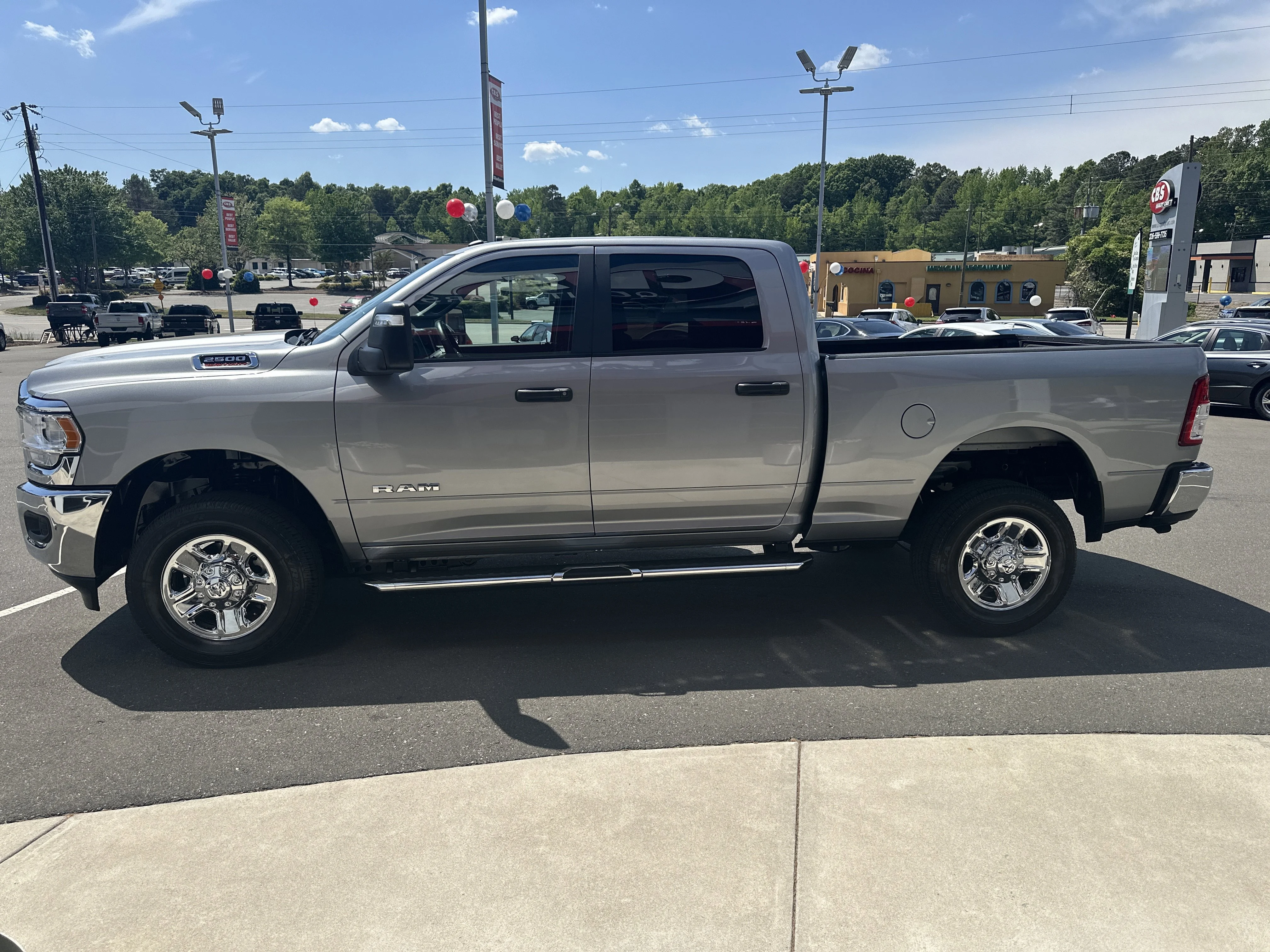 Used 2024 Billet Silver Metallic Clearcoat Ram Big Horn image 5