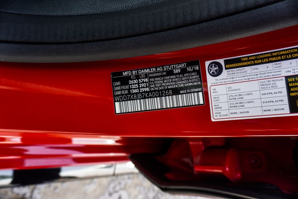 Used 2019 Red Mercedes-Benz Base image 46