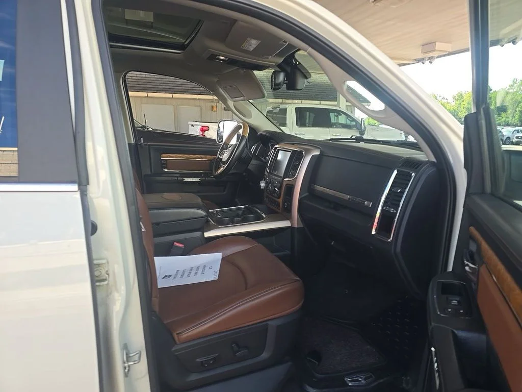 Used 2017 Pearl White Ram Laramie Longhorn image 11