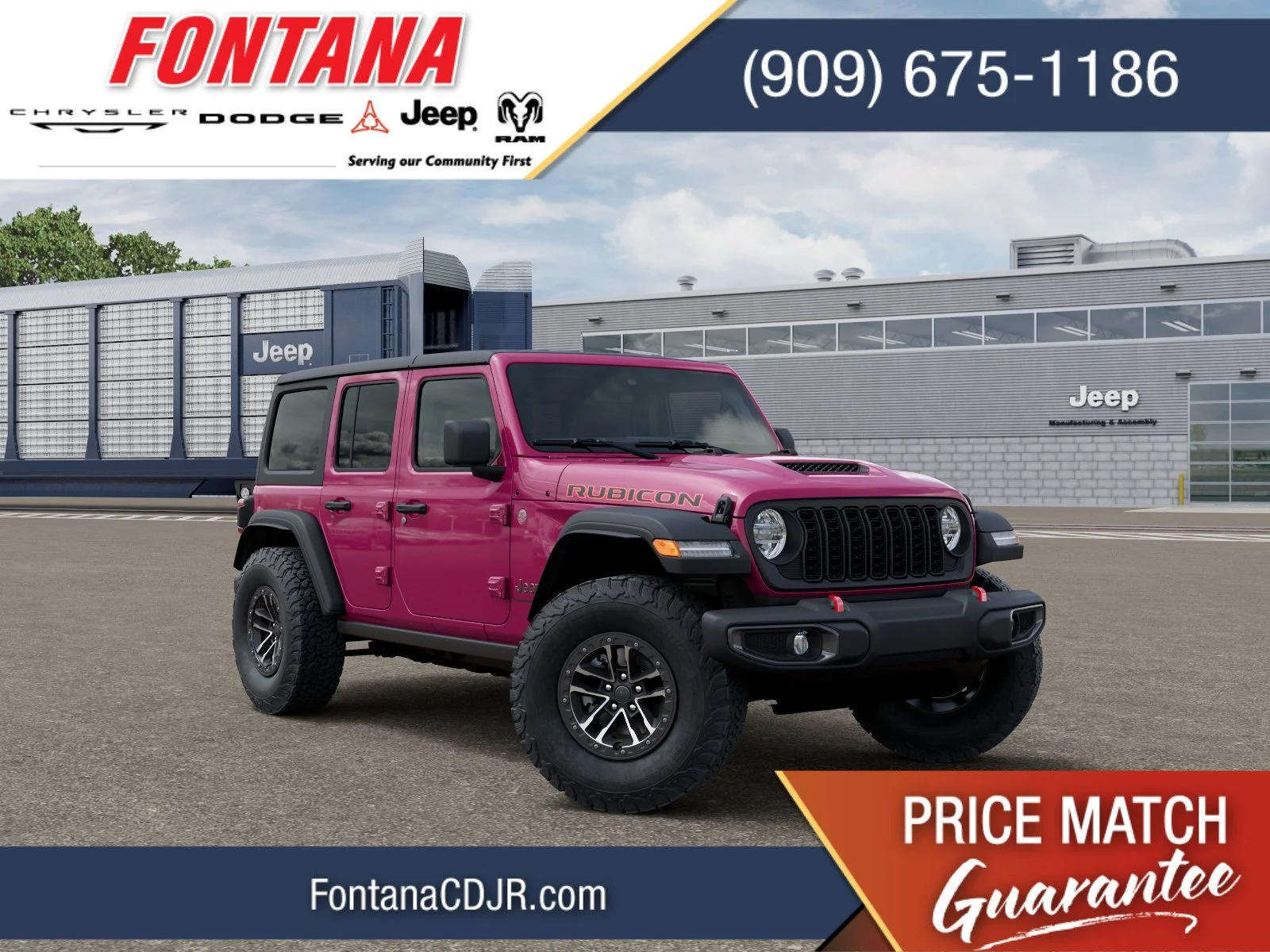 New 2026 Tuscadero Pearlcoat Jeep Rubicon image 1