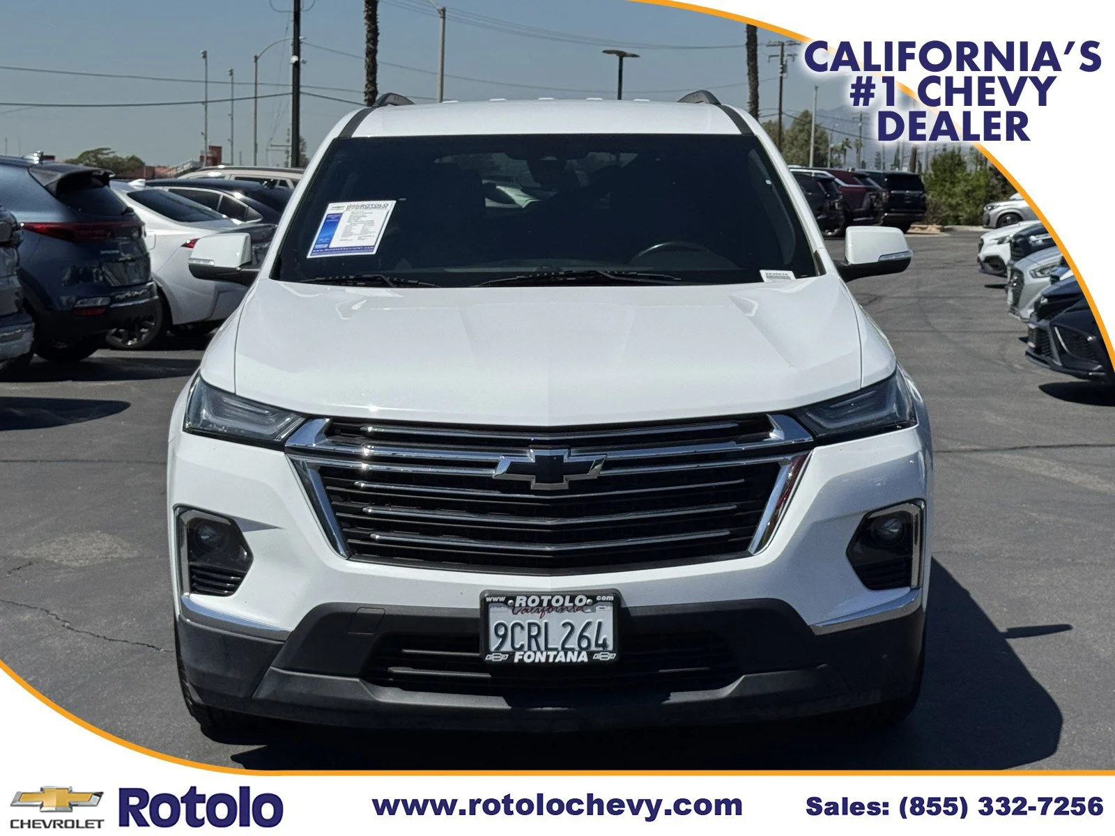 Used 2022 Summit White Chevrolet LT Leather image 2