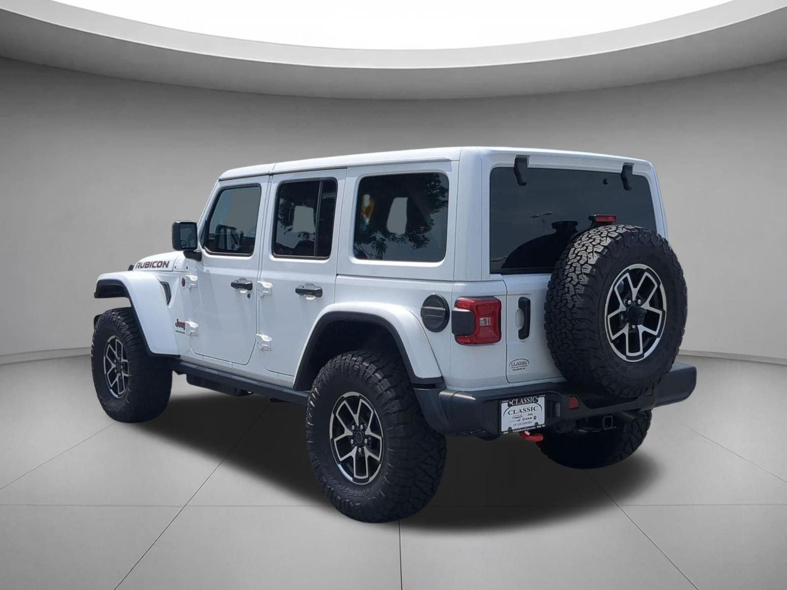 Used 2026 Bright White Clearcoat Jeep Rubicon image 3