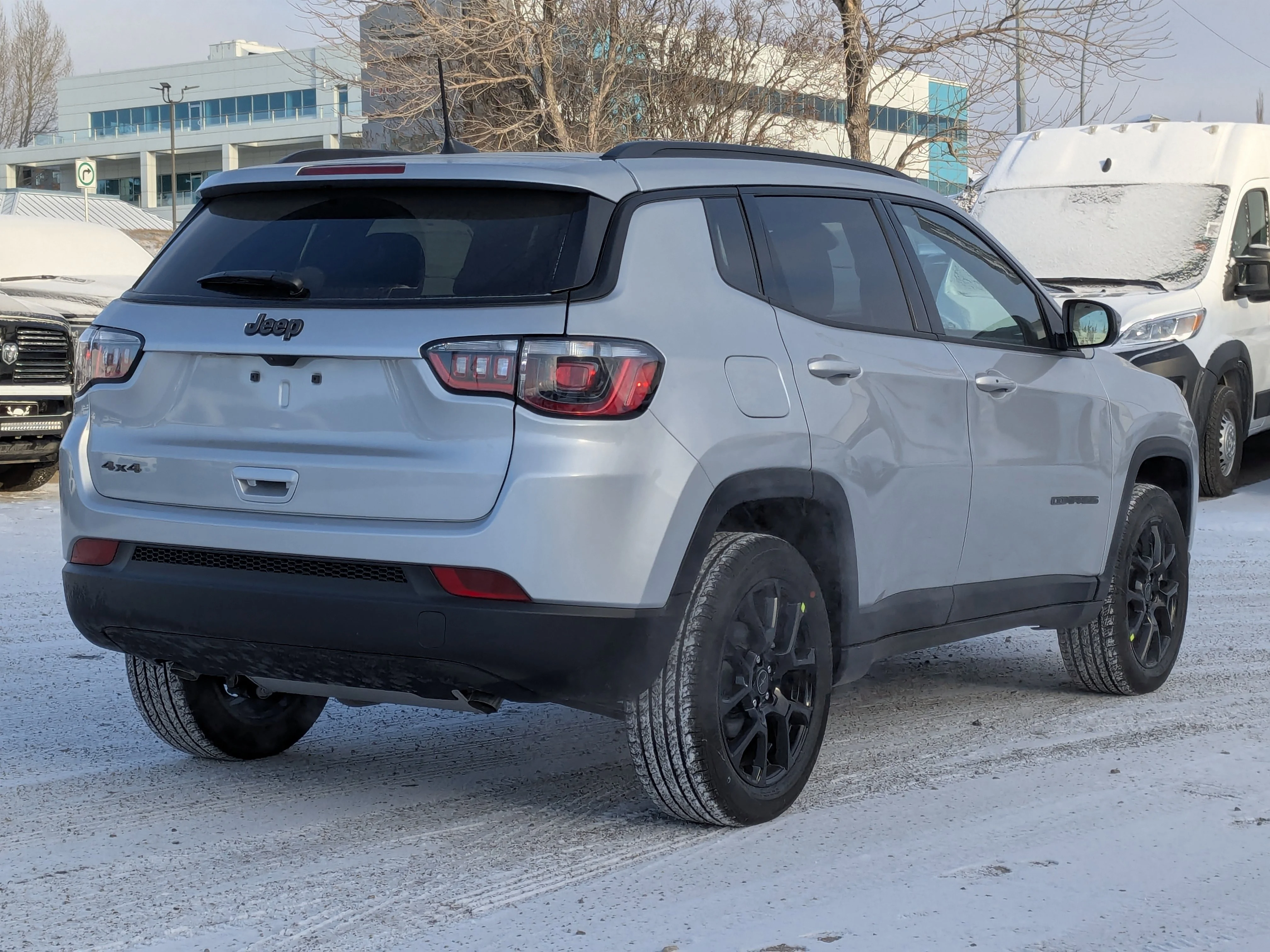 New 2026 Silver Jeep North - Altitude Special Edition 18 Black Wheels image 8
