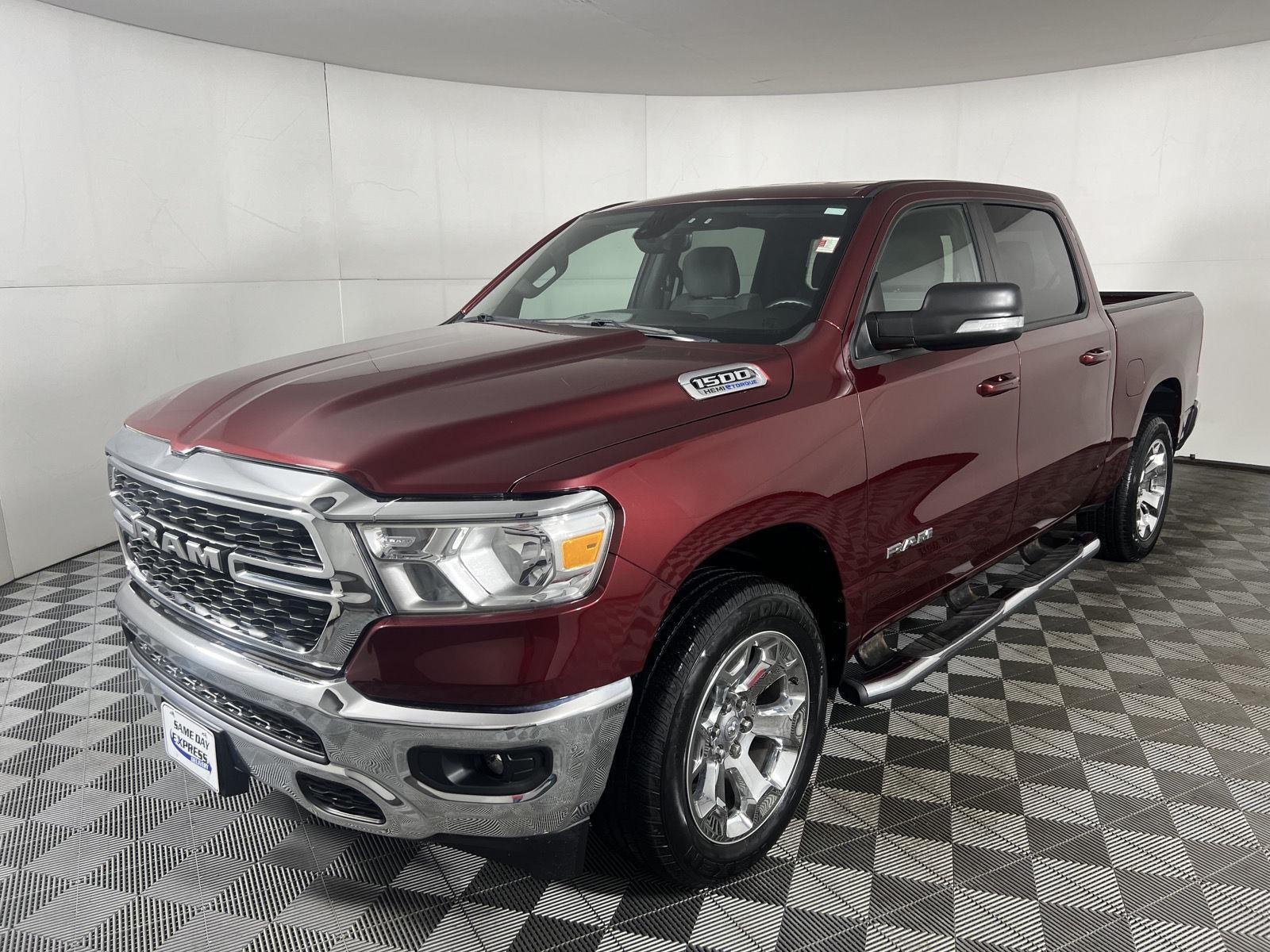 Used 2022 Delmonico Red Pearlcoat Ram Big Horn image 4