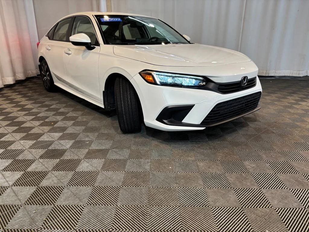 Certified Used 2022 Platinum White Pearl Honda EX image 3