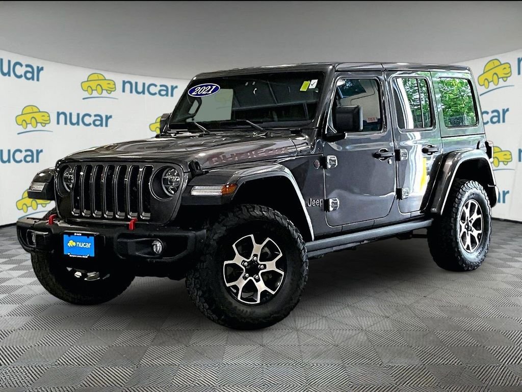 Used 2021 Gray Jeep Unlimited Rubicon image 3