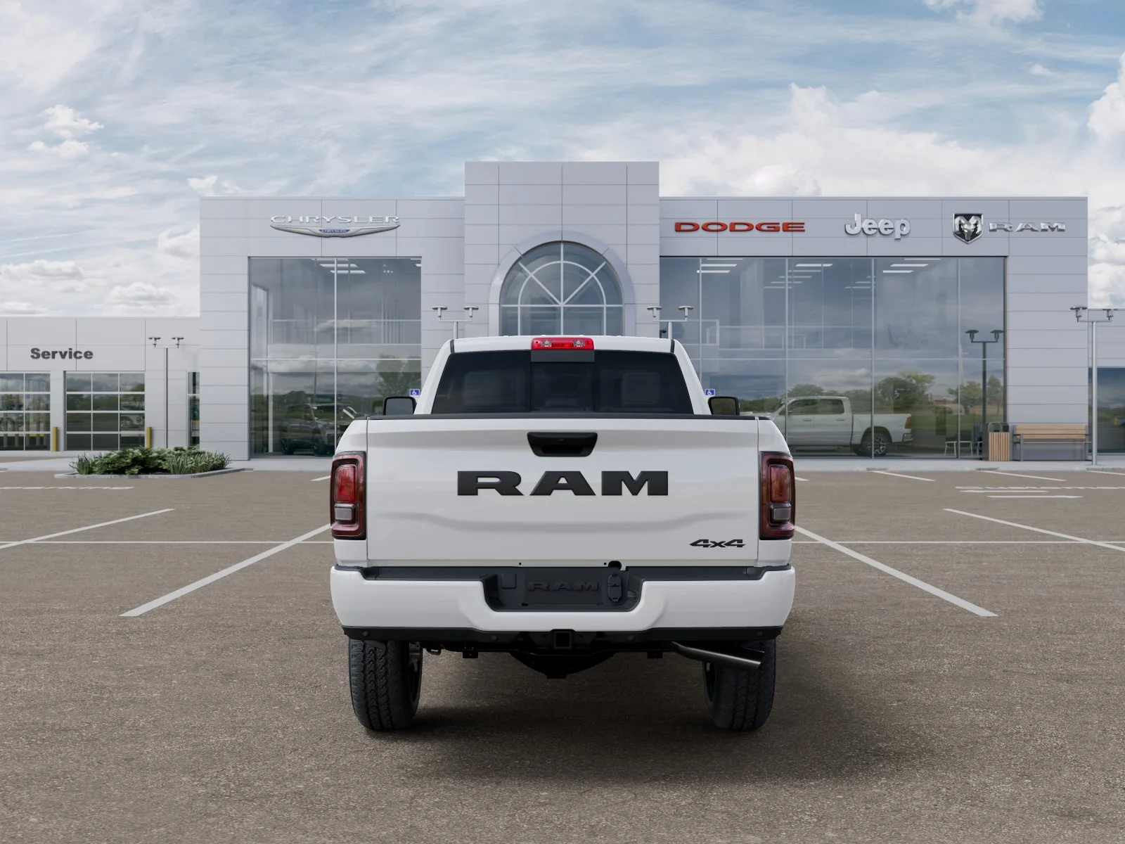 New 2026 Bright White Clear-Coat Exterior Paint RAM Tradesman image 7