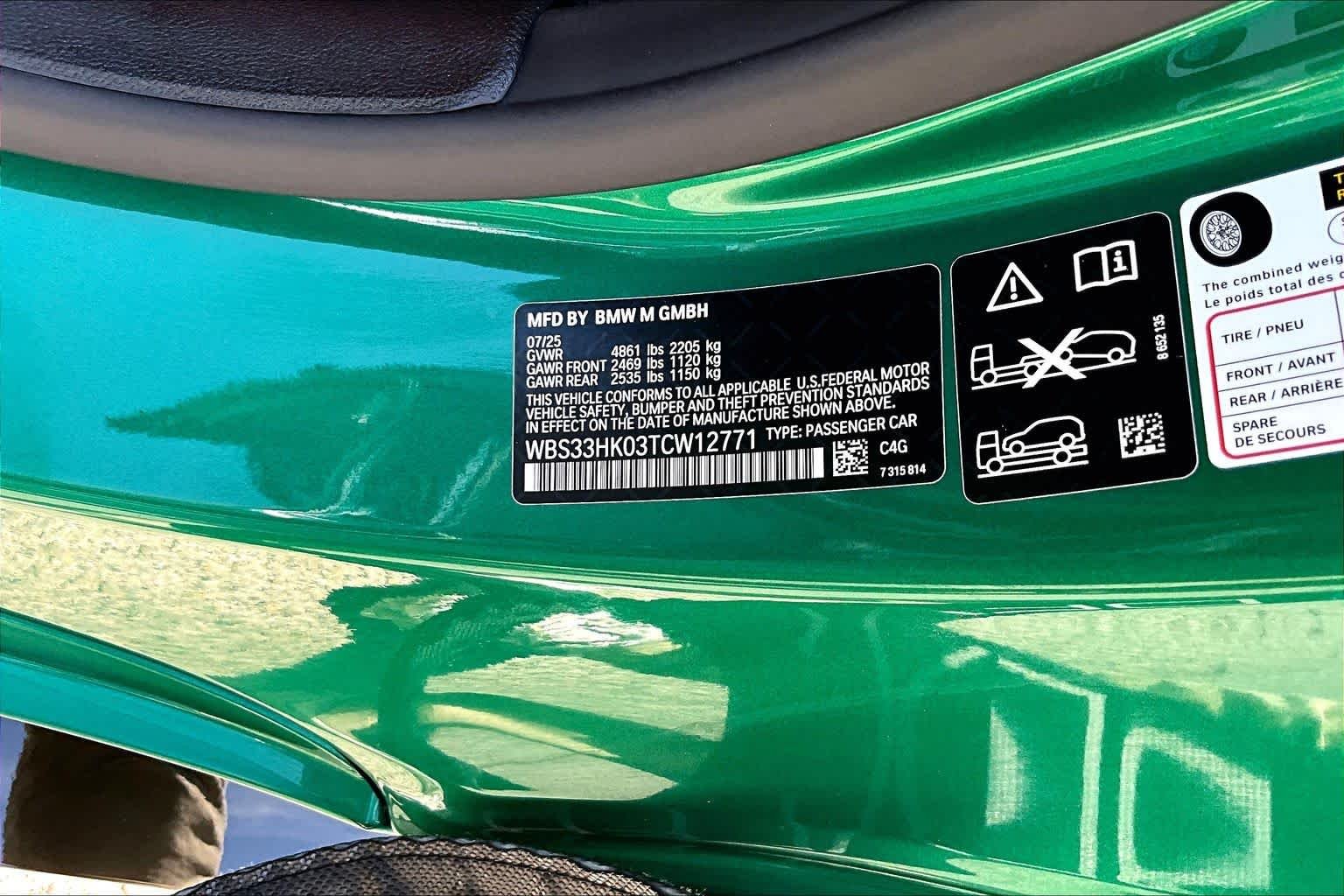 Used 2026 Isle of Man Green Metallic BMW Competition xDrive image 35