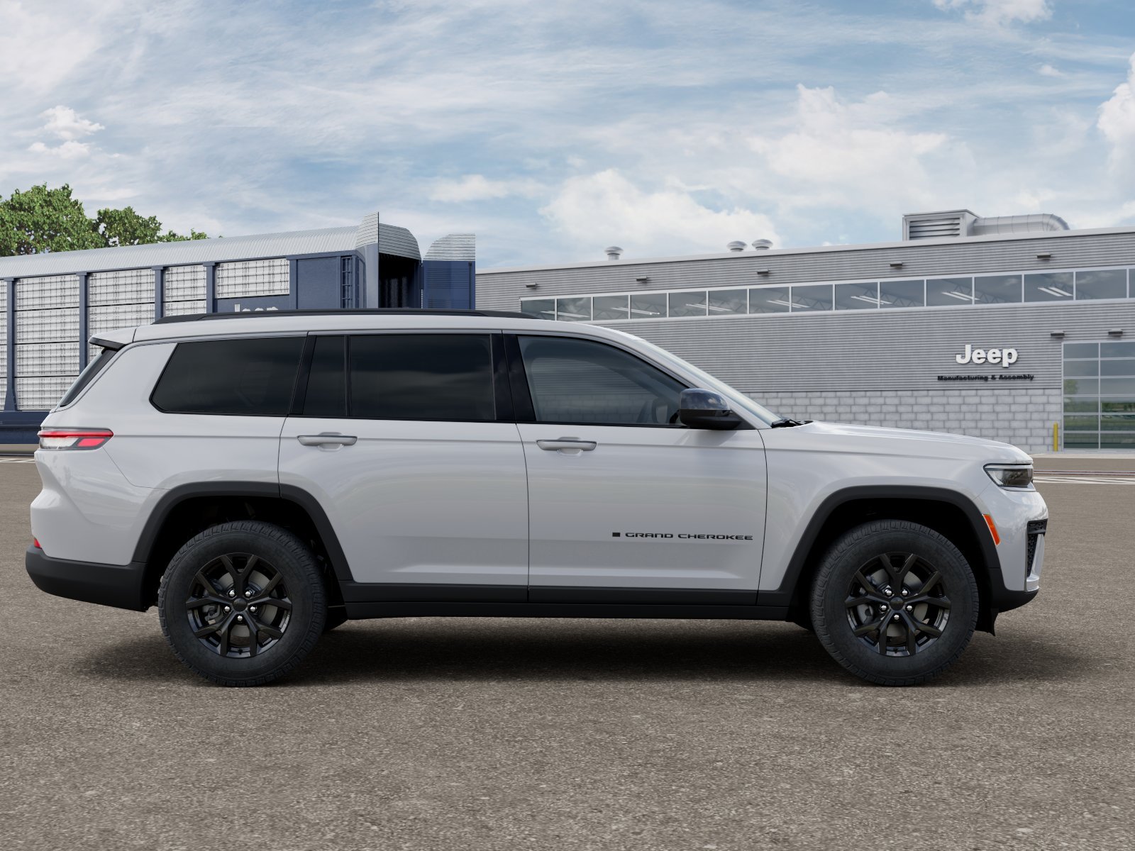 New 2026 Bright White Clear-Coat Exterior Paint Jeep Laredo Altitude image 12