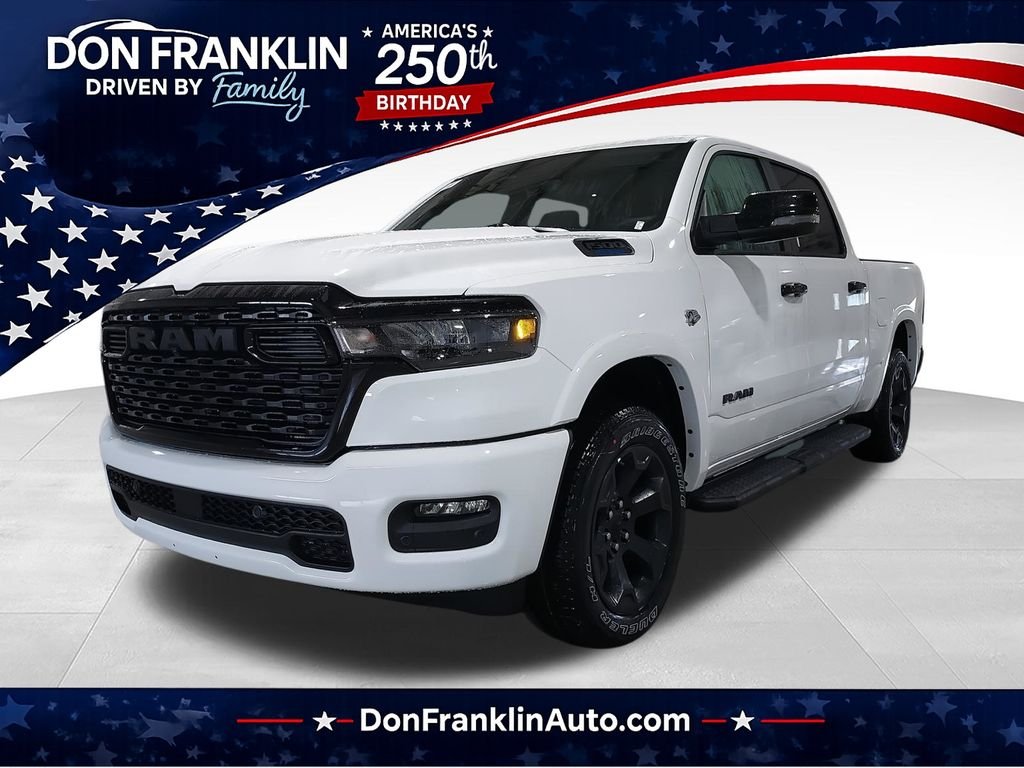 New 2026 Bright White Clear-Coat Exterior Paint RAM Big Horn/Lone Star image 1