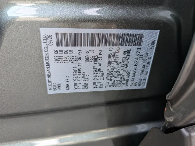 New 2027 Gun Metallic Nissan S image 38