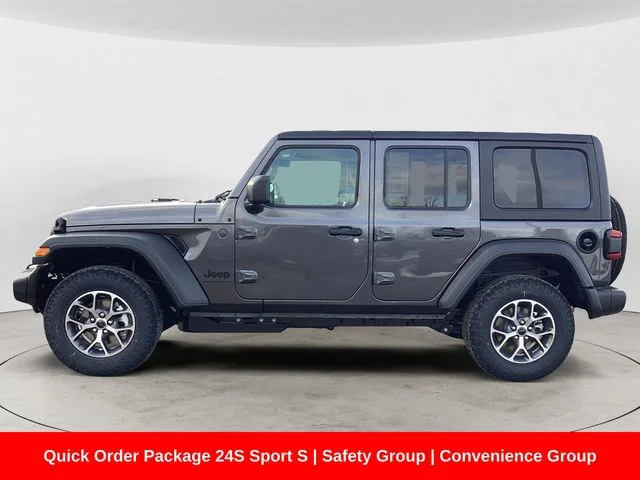 New 2026 Granite Crystal Metallic Clearcoat Jeep 4-DOOR SPORT S image 2