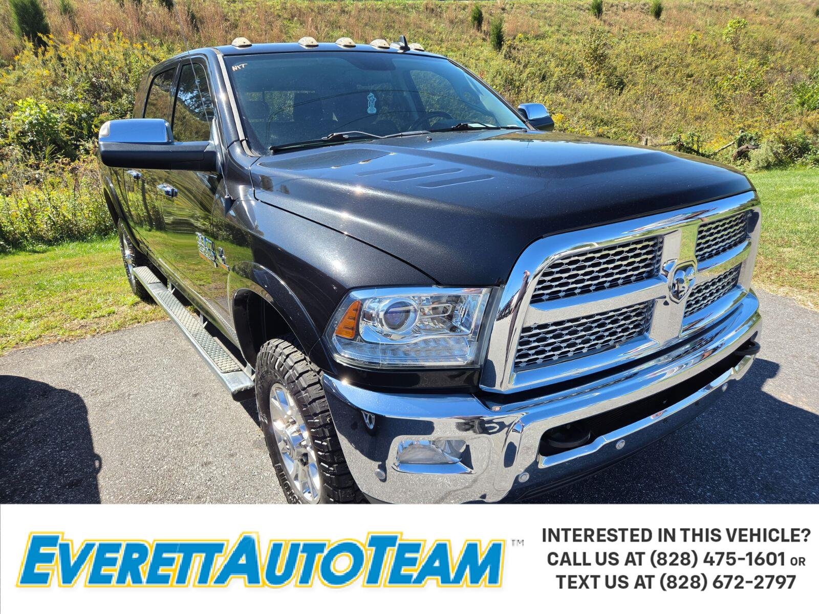 Used 2017 Brilliant Black Crystal Pearlcoat Ram Laramie image 1