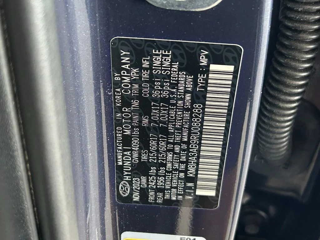 Used 2024 Denim Blue Pearl Hyundai SE image 47