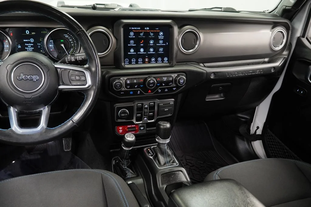 Used 2022 White Jeep Unlimited Rubicon 4xe image 26