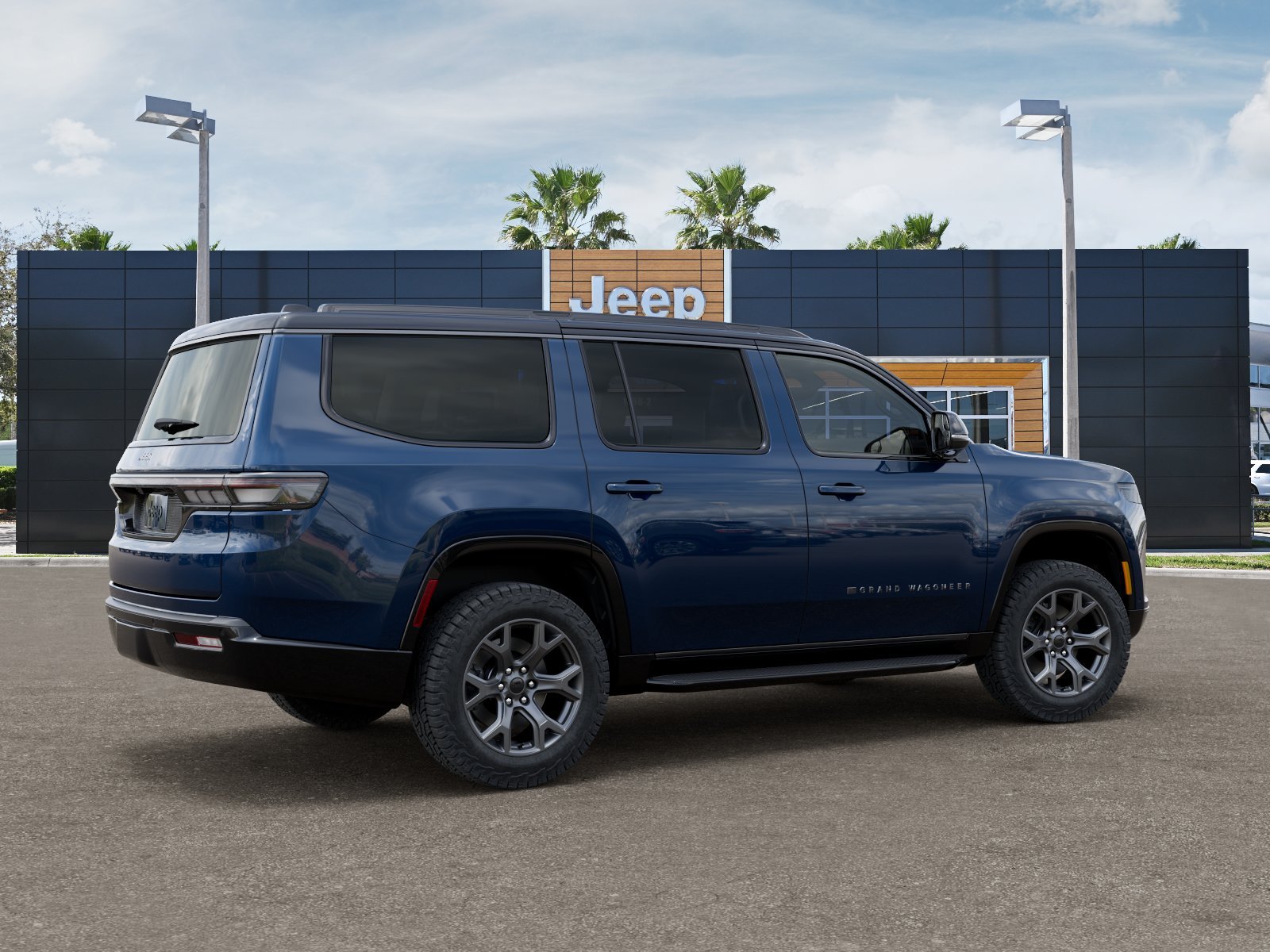 New 2026 Fathom Blue Pearl-Coat Exterior Paint (Late Availability) Jeep Grand Wagoneer image 4