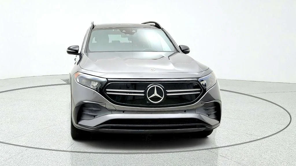 Used 2022 Mountain Grey Metallic Mercedes-Benz EQB 350 4MATIC SUV w/ AMG® Night Pkg & Driver Assist Pkg image 2