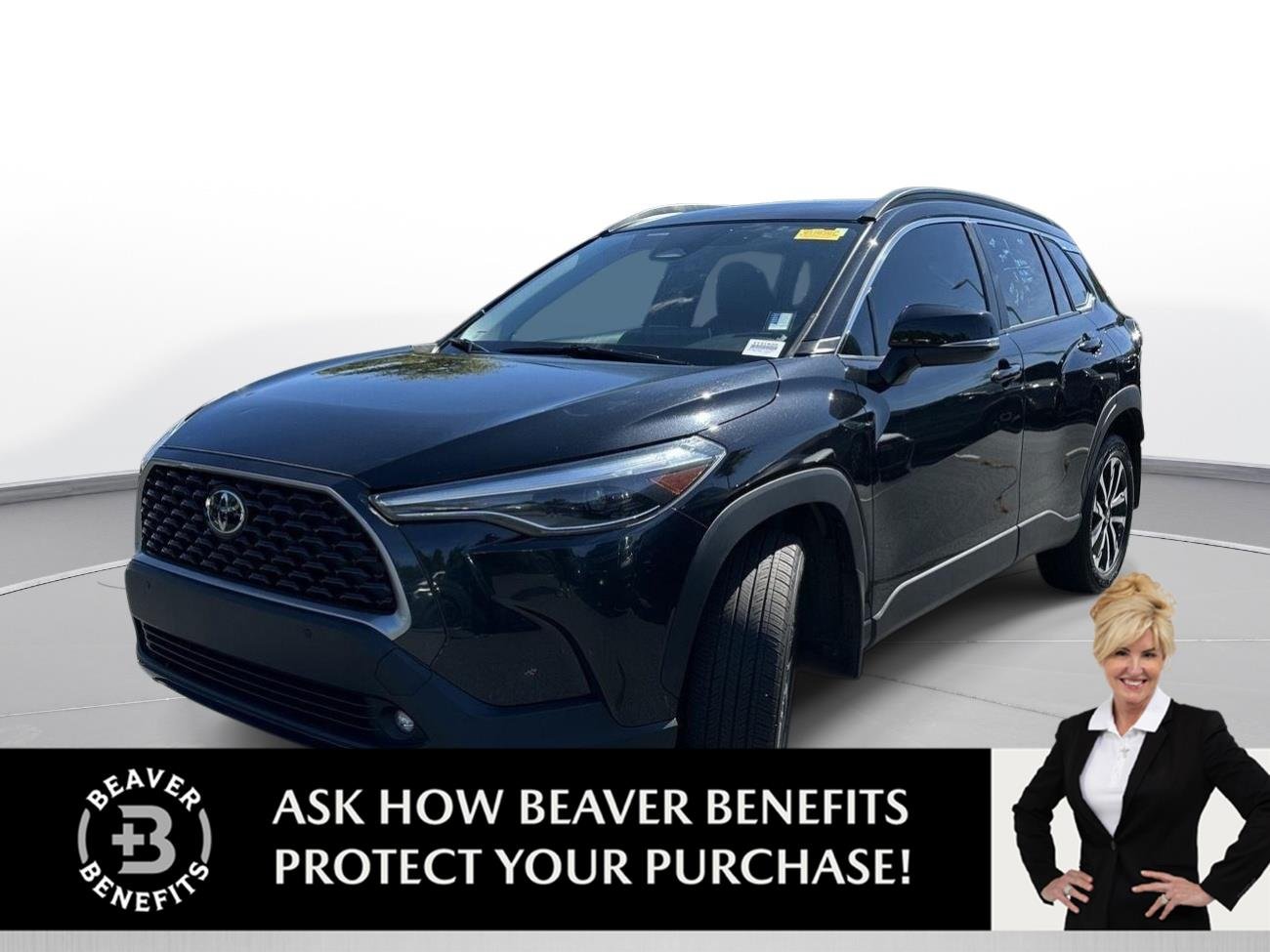 Used 2025 Jet Black Toyota XLE image 1