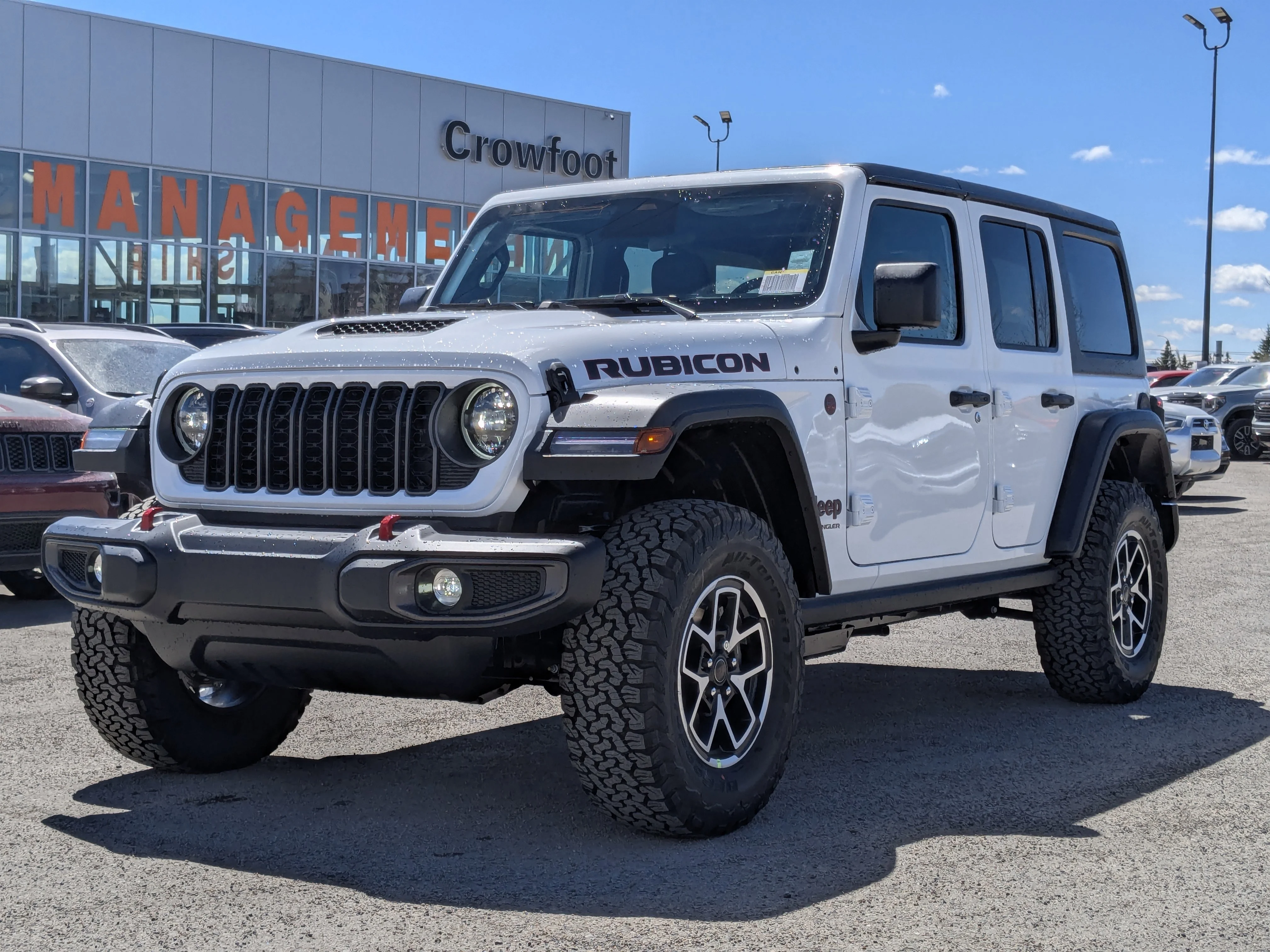 New 2026 White Jeep Rubicon - - 3.6L V6 - Nappa Leather - 3-Pc Hardtop - Steel Perf Hood - Safety & Conv Grps & More! image 4
